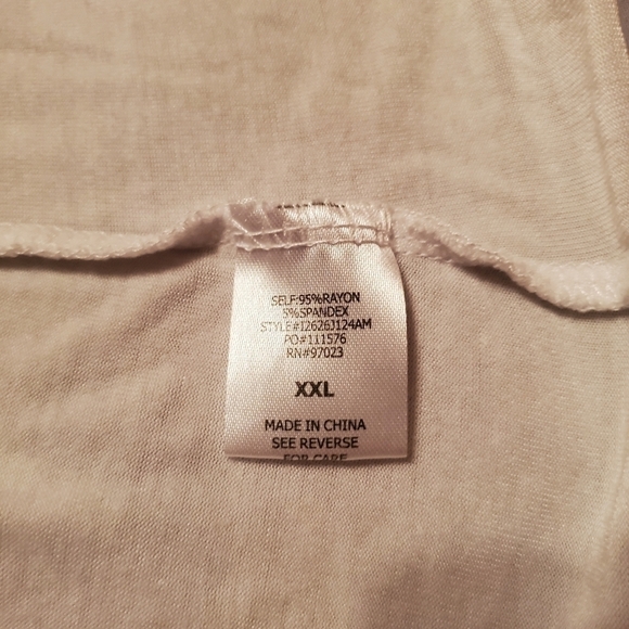 Miken Flow White Sleeveless T-Shirt. Create Your Own Calm.Size XXL - Picture 4 of 5